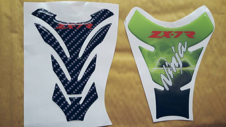 Motorcycle tank pad