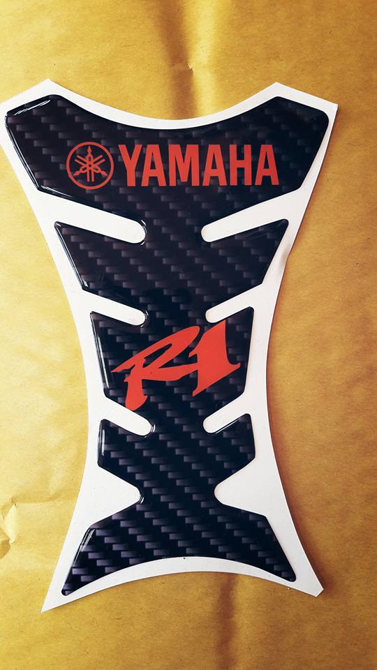 Motorcycle tank pad
