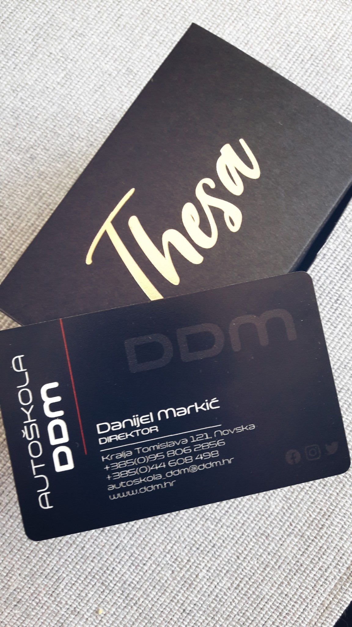 plastic business cards